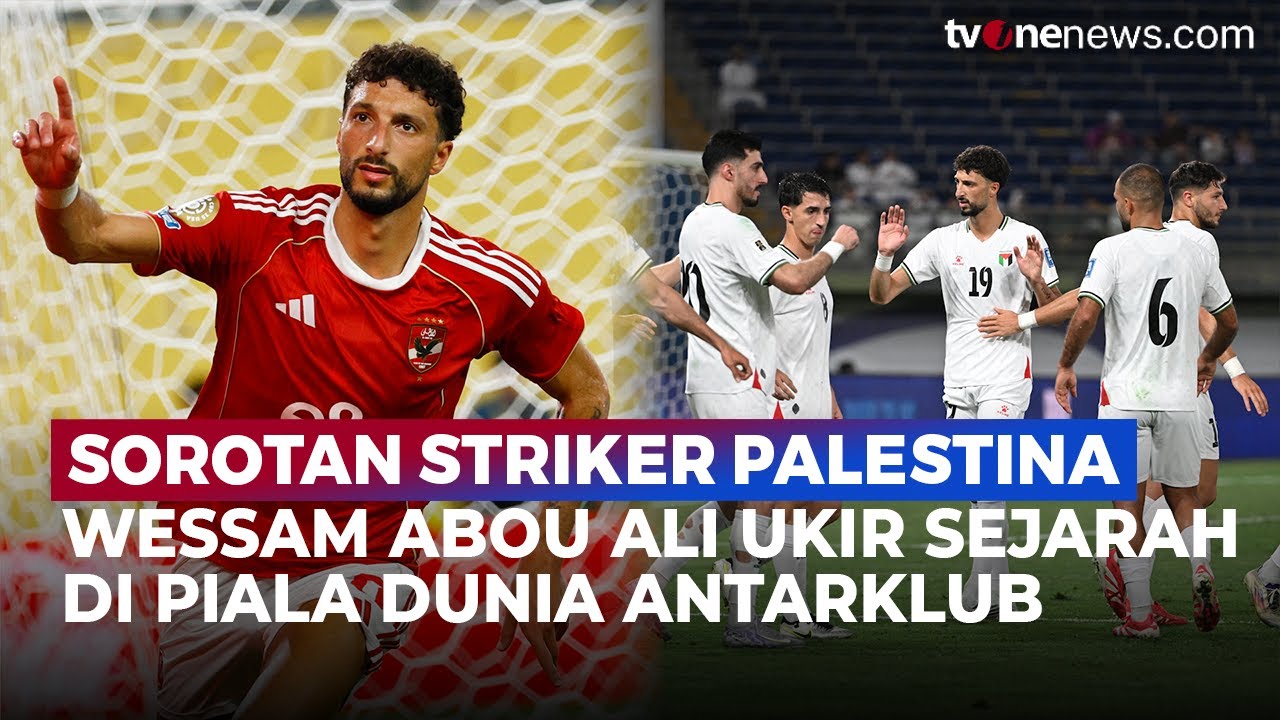 Youtube Thumnail image of : Cetak Sejarah Lawan FC Porto, Ini Profil Striker Palestina Wessam Abou Ali | OneNews Bola