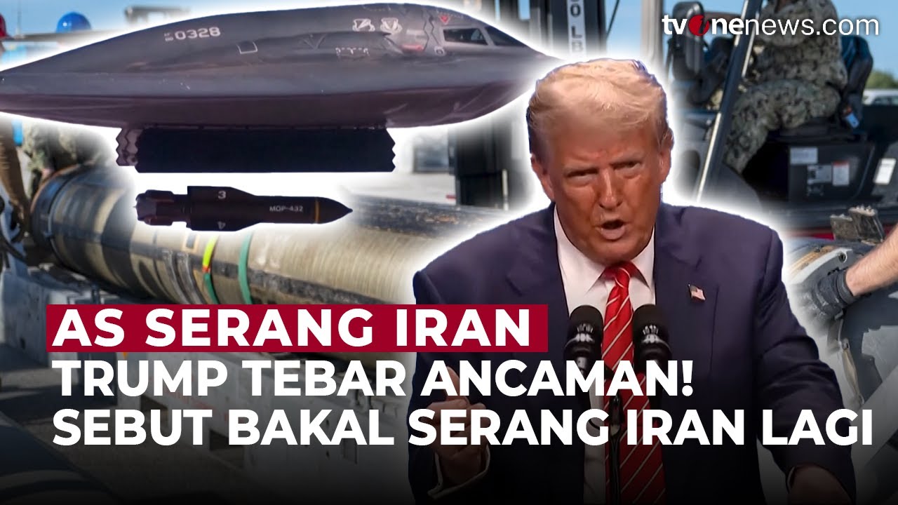 Youtube Thumnail image of : Waduh! Trump Ancam Serang Iran Lagi, Ada Apa? | OneNews Update